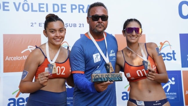 Campeonato Brasileiro Interclubes (CBI). Vôlei de Praia. Ana Bia, Ary Jorge, Julhia Perandre